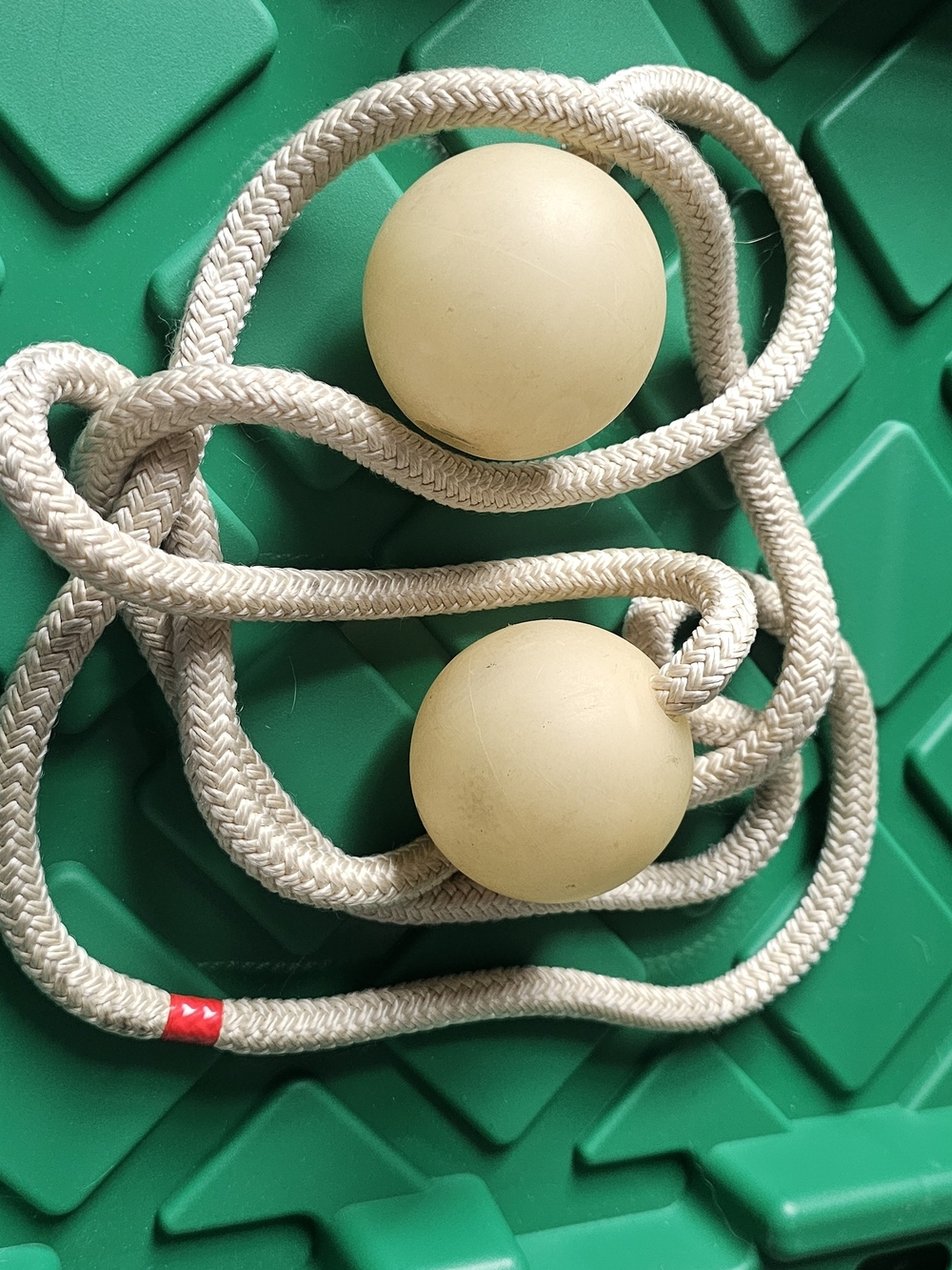 Rope Dart With Light Up Poi Balls